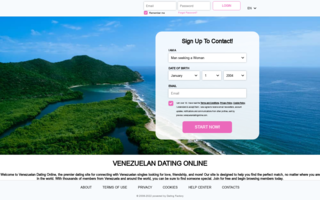 Venezuelan Dating Online Homepage Image